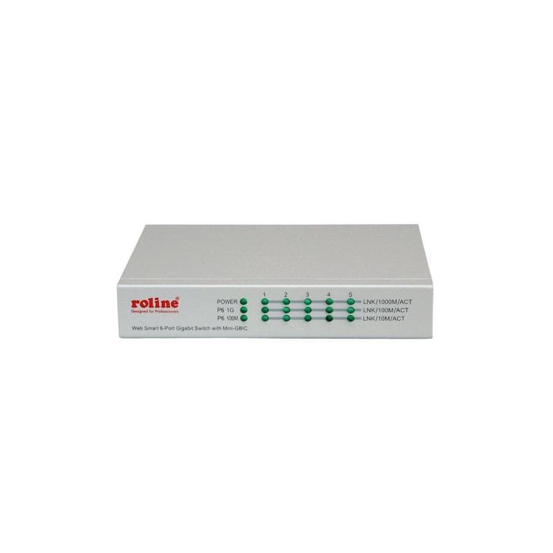 ROLINE Gigabit Eth. Switch. 5x GbE+1x Gbic(SFP)