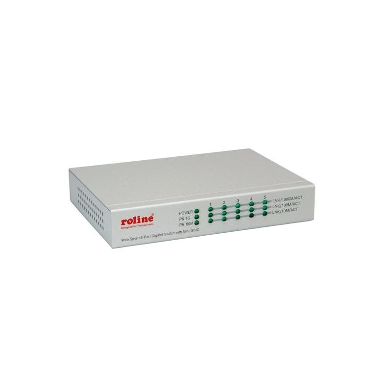 ROLINE Gigabit Eth. Switch. 5x GbE+1x Gbic(SFP)