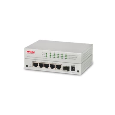 ROLINE Gigabit Eth. Switch. 5x GbE+1x Gbic(SFP)