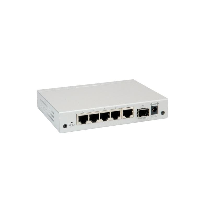 ROLINE Gigabit Eth. Switch. 5x GbE+1x Gbic(SFP)