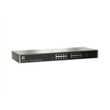 LEVEL ONE LevelOne - GSW-1657 16-Port 19″″ Unmanaged Gbit Ethernet Switch