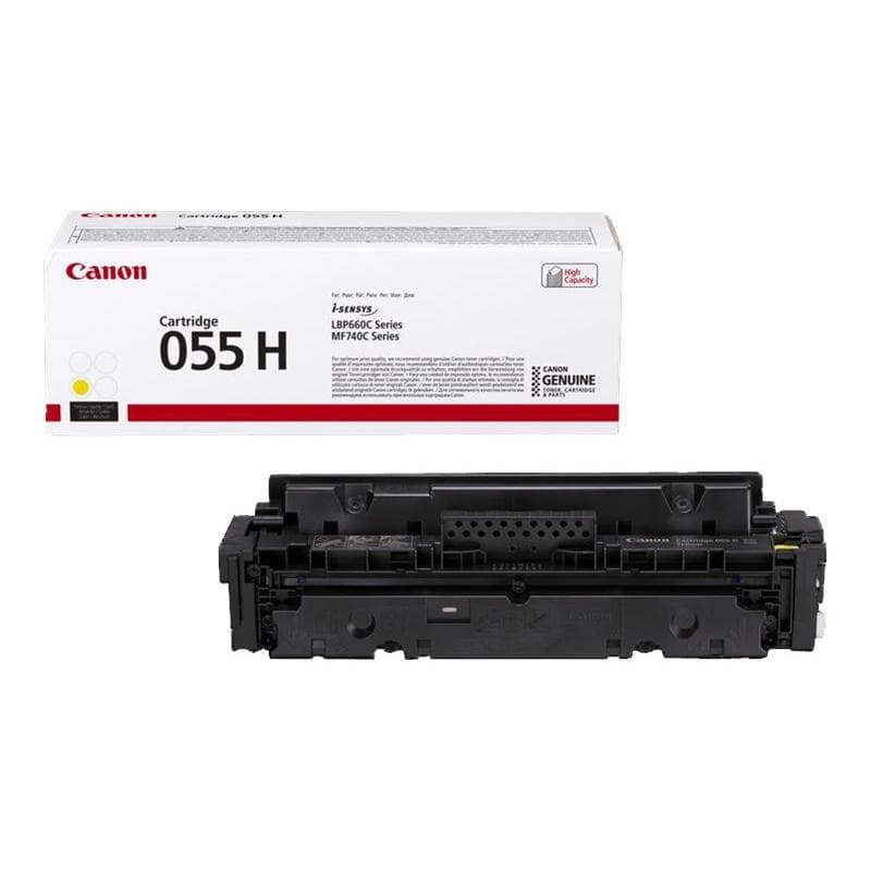 CANON 055 H - Hohe Ergiebigkeit - Gelb - Original - Tonerpatrone - für i-SENSYS LBP663Cdw, LBP664Cx,