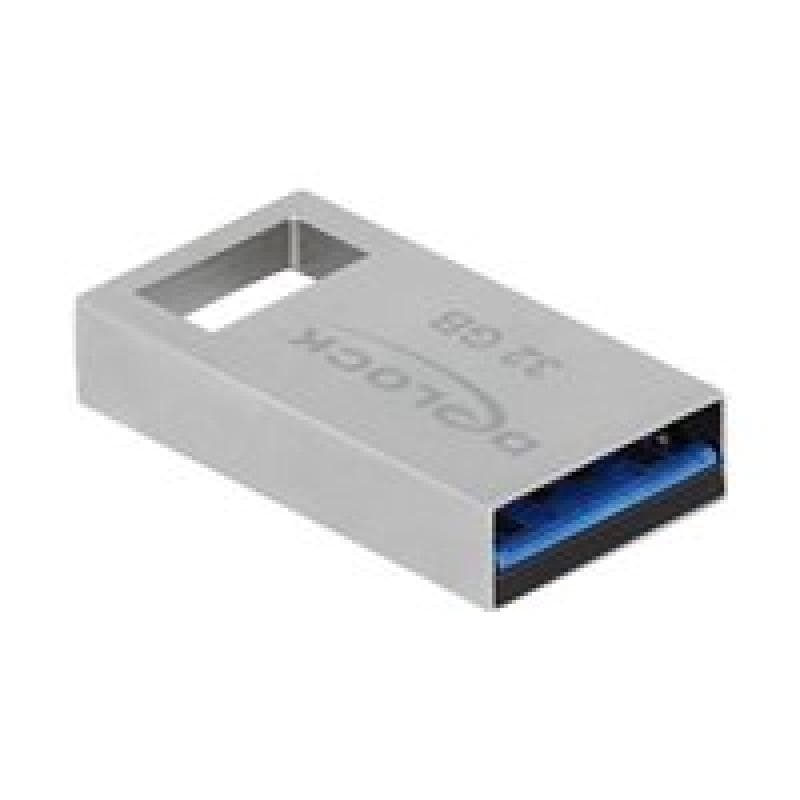 DELOCK USB 3.2 Gen 1 Speicherstick 32 GB - Metallgehäuse