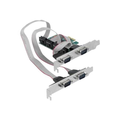 DELOCK PCI Express Karte zu 4 x Seriell RS-232