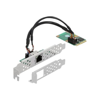 DELOCK MiniPCIe I/O PCIe full size Gigabit LAN 1x RJ45 i210 Delock