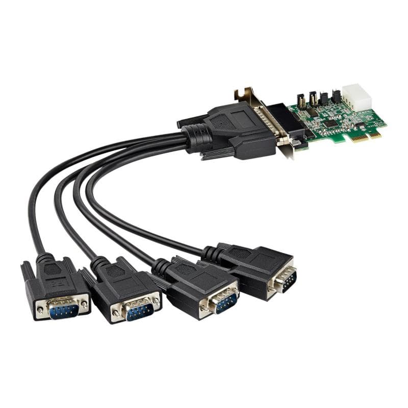 STARTECH.COM 4 PORT PCIE RS232 SERIAL CARD