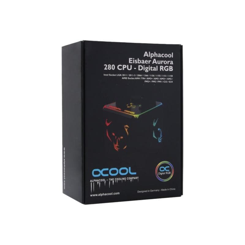 ALPHACOOL Eisbär Aurora 280 CPU RGB bk | 1016663