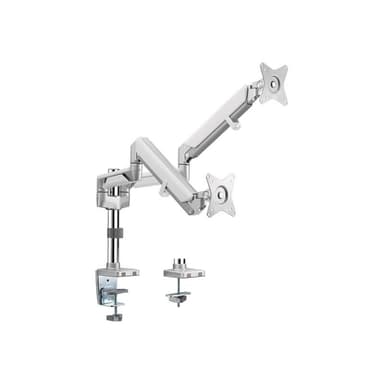LOGILINK TIS 17″-32″ 2TFT 3Gelenke silb. Max. 9KG Gasdr.fed.