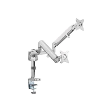 LOGILINK TIS 17″-32″ 2TFT 3Gelenke silb. Max. 9KG Gasdr.fed.