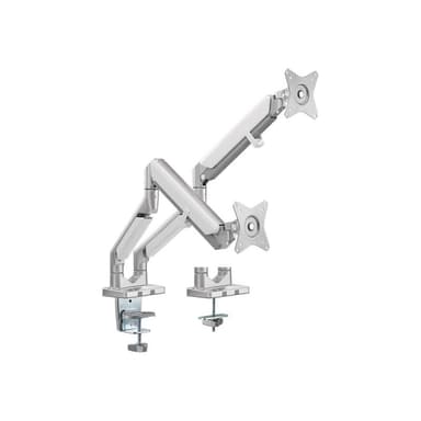 LOGILINK TIS 17″-32″ 2TFT 3Gelenke silb. Max. 9KG Gasdr.fed.