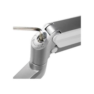 LOGILINK TIS 17″-32″ 2TFT 3Gelenke silb. Max. 9KG Gasdr.fed.