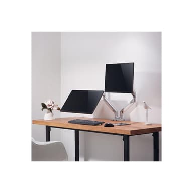LOGILINK TIS 17″-32″ 2TFT 3Gelenke silb. Max. 9KG Gasdr.fed.