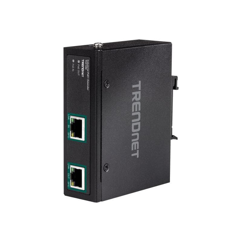 TRENDNET Industrial Gbit PoE+ Extender 100m 802.3af/at