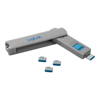 LOGILINK USB-c-Port Schloss (1X Schlüssel & 4X Schlösser)