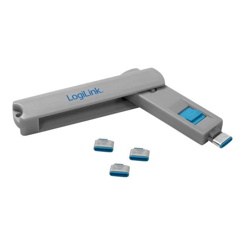 LOGILINK USB-c-Port Schloss (1X Schlüssel & 4X Schlösser)