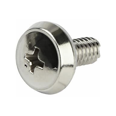 STARTECH.COM 12-24 Server Rack Screws - 50 pack - Nickel-plated - Rack-Schrauben - Silber - US-Regie