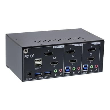 INLINE 62642I - KVM-/Audio-/USB-Switch - 2 x KVM/Audio/USB - 1 lokaler Benutzer - D