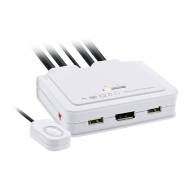 INLINE 63615I - KVM-/Audio-/USB-Switch - 2 x KVM/Audio/USB - 1 lokaler Benutzer - D
