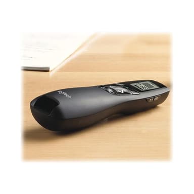 LOGITECH R800 PRO - 2.4 GHz - 30 m - AAA - USB - Schwarz