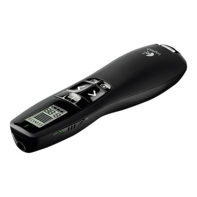 LOGITECH R800 PRO - 2.4 GHz - 30 m - AAA - USB - Schwarz