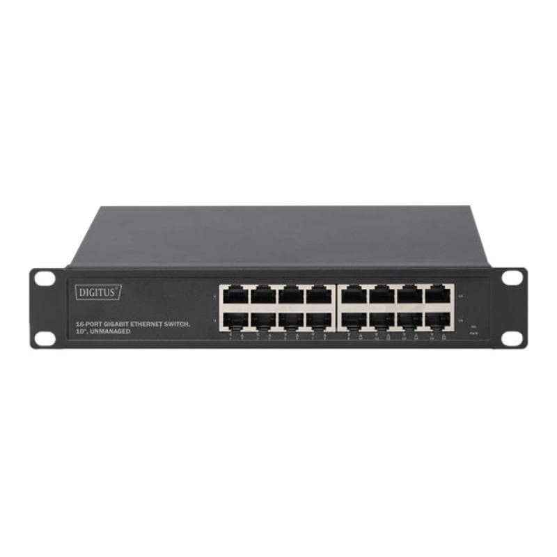 DIGITUS 16-Port Gigabit Ethernet Switch 10″ unmanaged