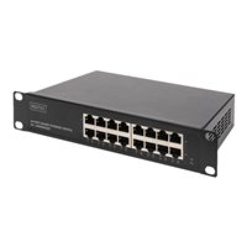 DIGITUS 16-Port Gigabit Ethernet Switch 10″ unmanaged