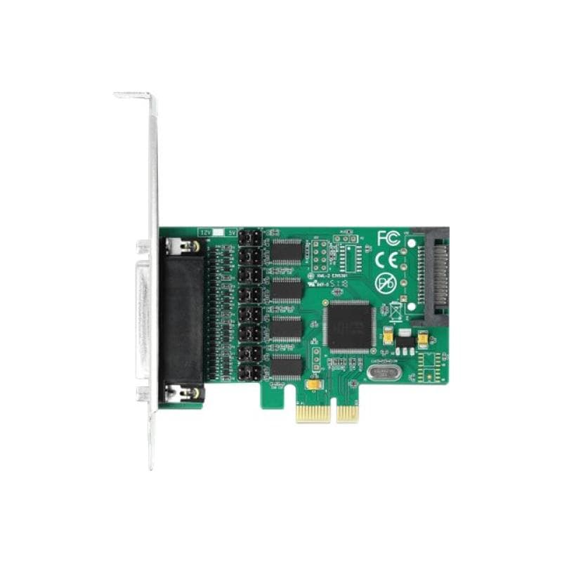 DELOCK PCI Express Karte zu 4 x Seriell RS-232 mit Spannungsversorgung (89938)