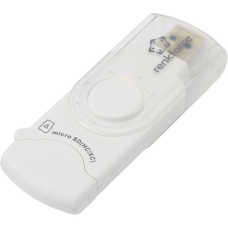 RENKFORCE RF-3285273 Externer Speicherkartenleser USB 3.0 Weiß (RF-4222510)