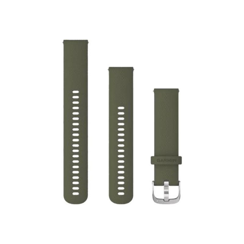 GARMIN Quick Release Band - Uhrarmband - 125-218 mm - moss with silver hardware - für Approach S40;