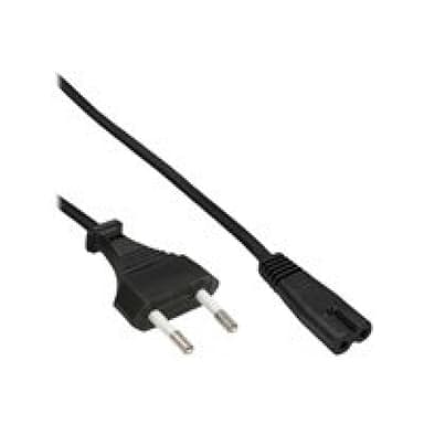 INLINE Stromkabel - Eurostecker (M) bis IEC 60320 C7 - Wechselstrom 250 V - 2,5 A