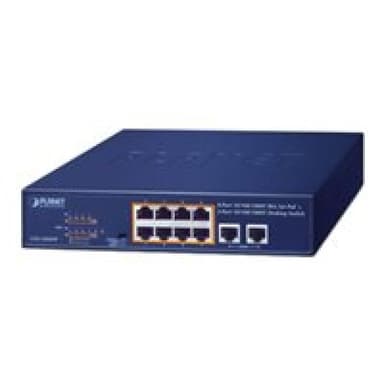 PLANET TECHNOLOGY GSD-1008HP ungemanaged Gigabit Ethernet (10/100/1000) Energie Über Ethernet
