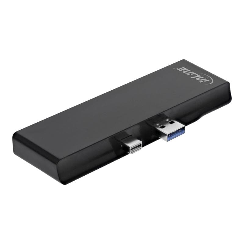 INLINE MultiHub, Surface Pro 4/5/6, 3-Port USB 3.2 Typ-A Buchse, HDMI 4K