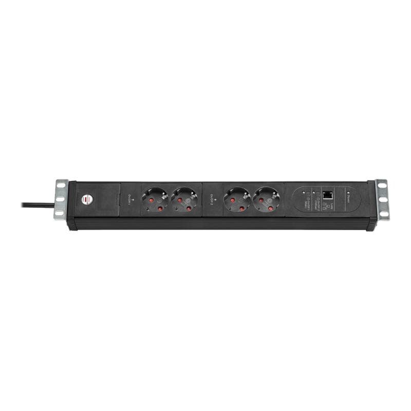 BRENNENSTUHL Steckdosenleiste Brennenstuhl Premium-Web-Line 19″ 4fach 3m