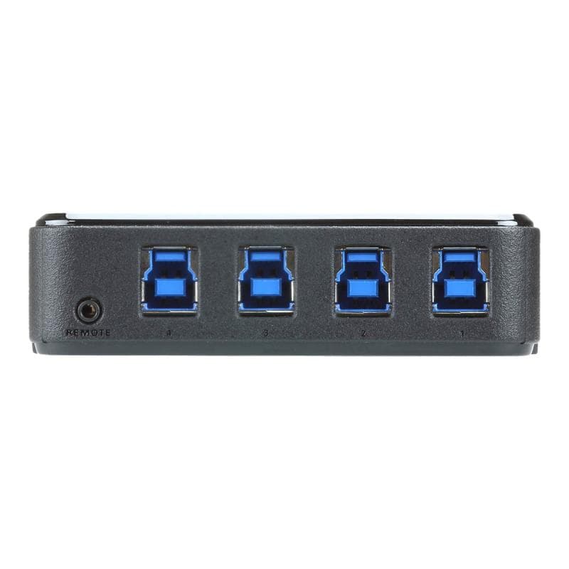 ATEN US3344 - USB-Umschalter für die gemeinsame Nutzung von Peripheriegeräten - 4 x USB 3,1 - Deskto