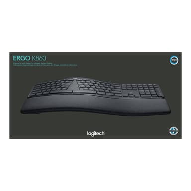 LOGITECH ERGO K860 - GRAPHITE - PAN - NORDIC