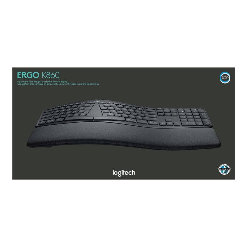 LOGITECH ERGO K860 - GRAPHITE - PAN - NORDIC