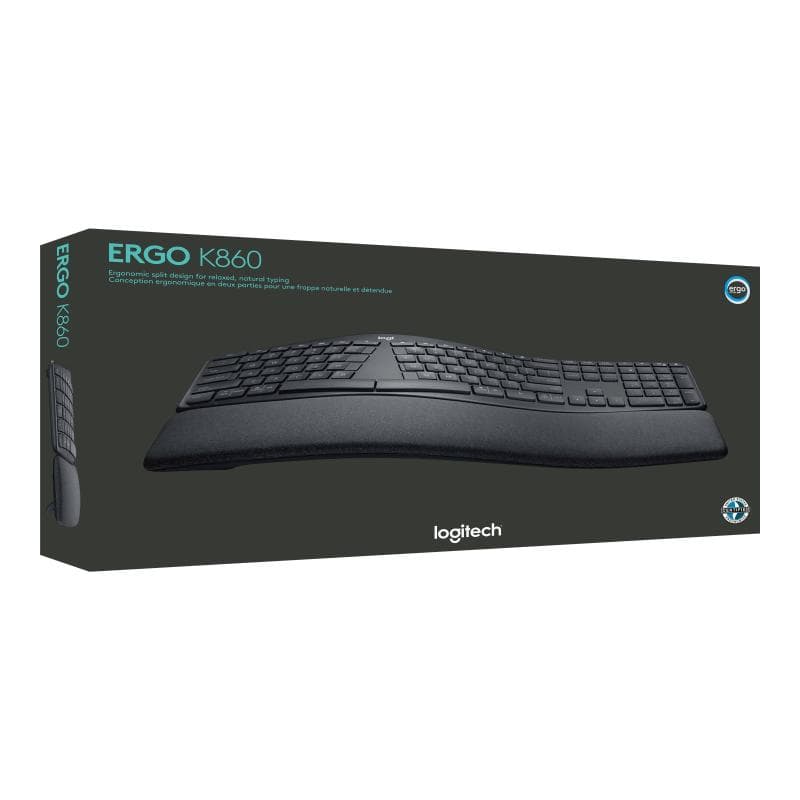 LOGITECH ERGO K860 - GRAPHITE - PAN - NORDIC