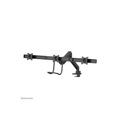 NEOMOUNTS Tischhalterung mit Tischhalterungsgriff für drei Flachbildschirme bis 27″ (68,6 cm)