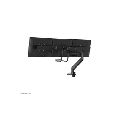 NEOMOUNTS Tischhalterung mit Tischhalterungsgriff für drei Flachbildschirme bis 27″ (68,6 cm)