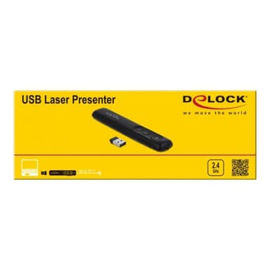 DELOCK USB Laser Presenter schwarz