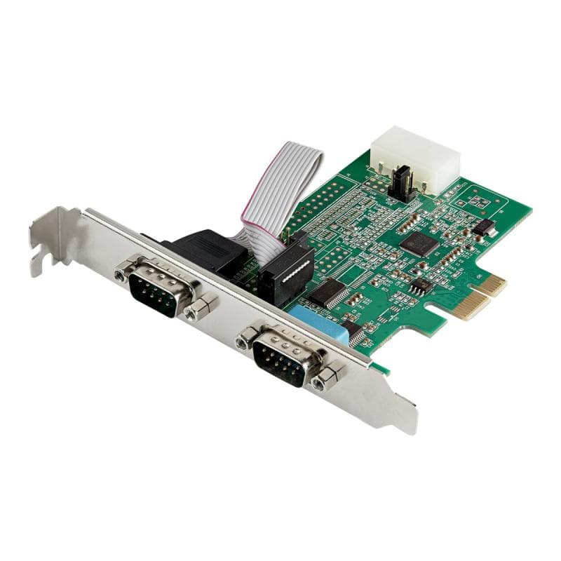 STARTECH.COM 2 Port PCI Express serielle Schnittstellenkarte - 16950 UART - 256-Byte-FIFO-Cache - Ad
