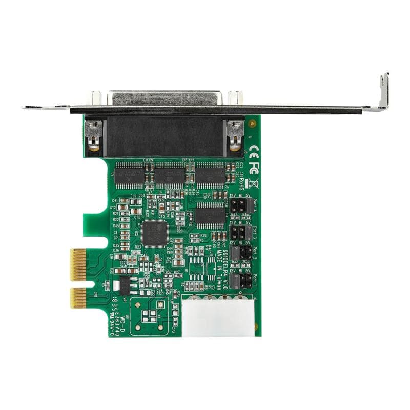STARTECH.COM 4 Port PCI Express serielle Schnittstellenkarte - 16950 UART - 256-Byte-FIFO-Cache - Ad