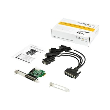 STARTECH.COM 4 Port PCI Express serielle Schnittstellenkarte - 16950 UART - 256-Byte-FIFO-Cache - Ad