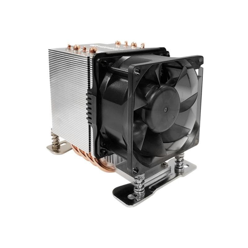 DYNATRON CPU aktiv Kuehler 3U A35 fuer AMD Sockel SP3/TR4 Kuehlkoerper Aluminium mit Heatpipes