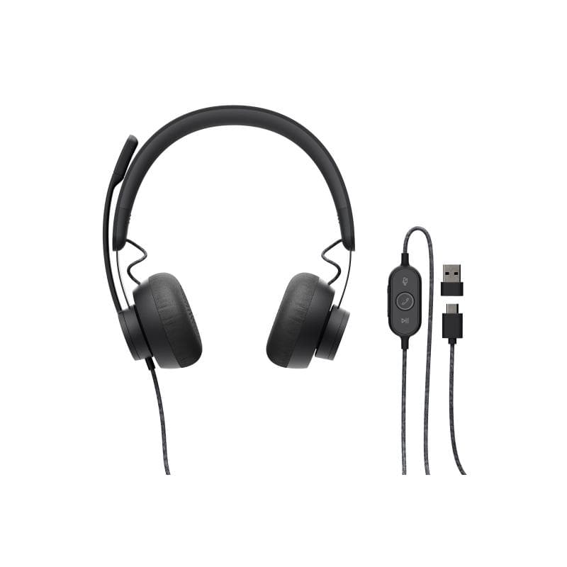 LOGITECH ZONE WIRED - GRAPHITE - EMEA