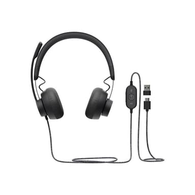 LOGITECH ZONE WIRED - GRAPHITE - EMEA