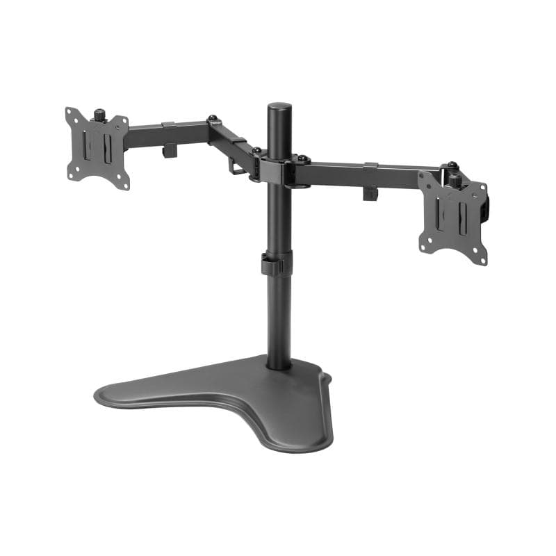 EQUIP Monitor Tischhalterung 17″-32″ schwarz für  2 Monitore