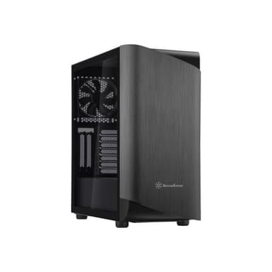 SILVERSTONE SETA A1 ATX-Mid-Tower-Gehäuse Schwarz USB 3.1 Gen 2 Type-C