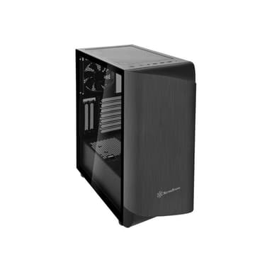SILVERSTONE SETA A1 ATX-Mid-Tower-Gehäuse Schwarz USB 3.1 Gen 2 Type-C