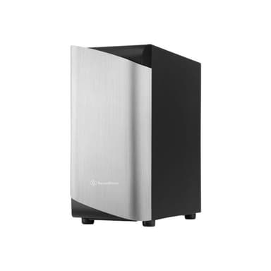 SILVERSTONE SETA A1 ATX-Mid-Tower-Gehäuse Silber USB 3.1 Gen 2 Type-C
